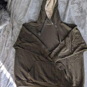 Aerie hoodie with faux fur